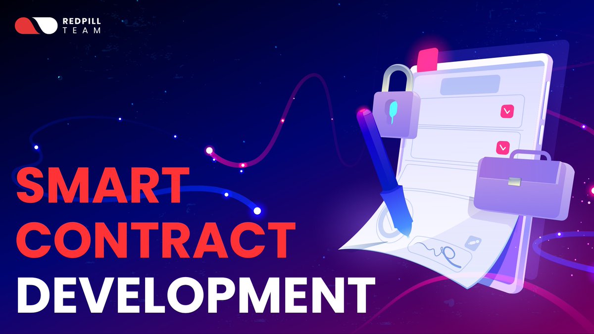 📢 Smart Contract development requires intimate knowledge of Blockchain technology, but with a trusted partner, it does not have to be this difficult. 

📌 Visit our website and learn more ⚙️

🔗 redpilldev.tech/services/smart…

#web3 #dev #smartcontract #blockchain #redpill #crypto