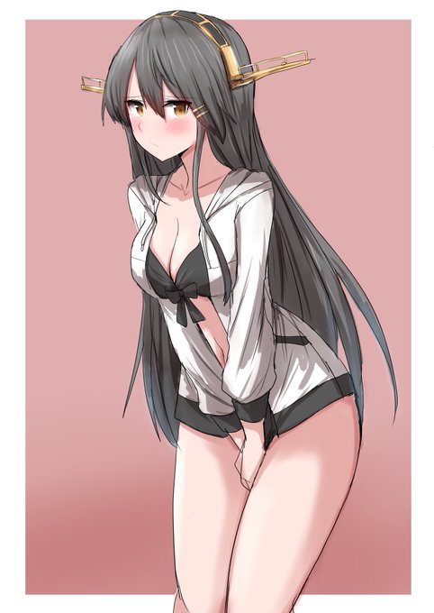 水着榛名さん。 