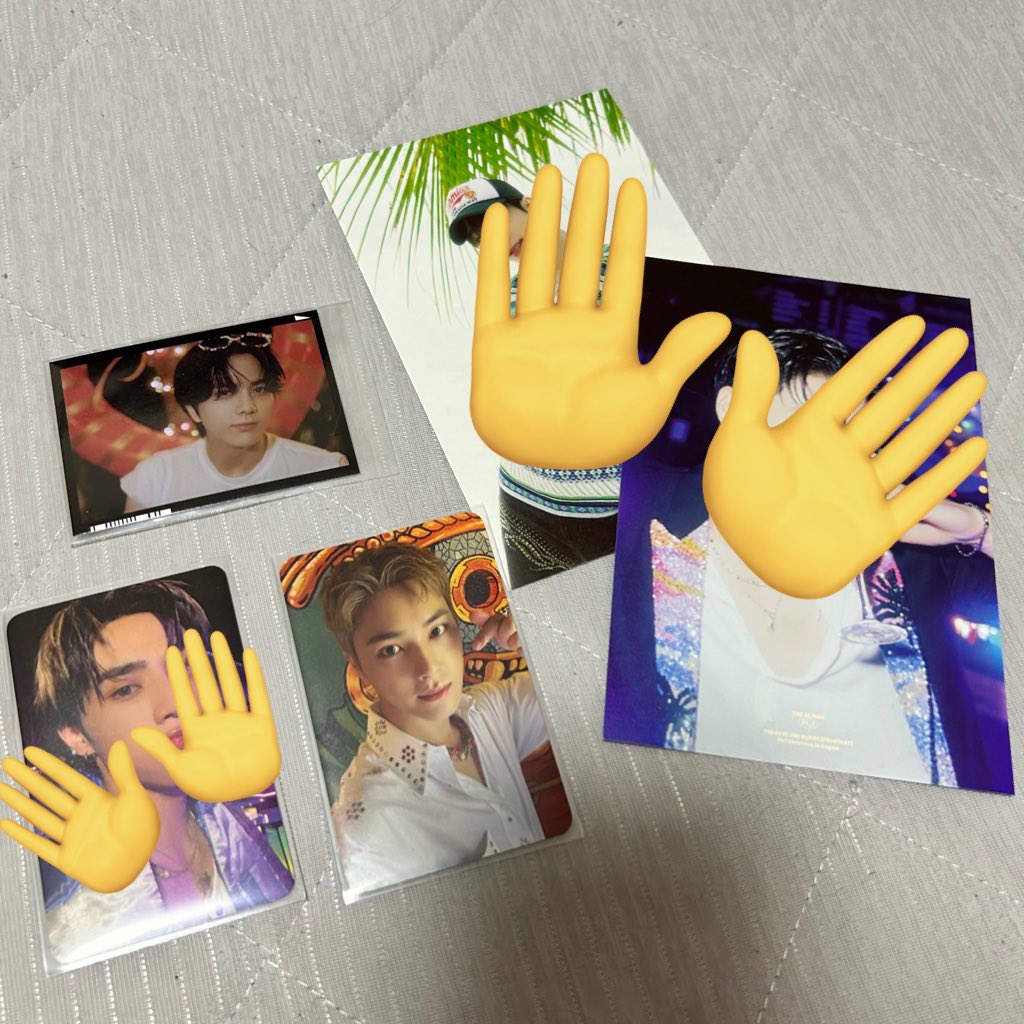 stbz76's tweet photo. THEBOYZ phantasy 交換

譲：画像のもの
ヨンフン、ハンニョン

求：同種 ジェイコブ
2枚目💖のもの＞白抜き以外のもの

条件が良い方を優先します🙇🏻
郵送 同日発送希望です
ご気軽にお声掛けください😌💖

#theboyz交換 https://t.co/WDPSGvuRwh