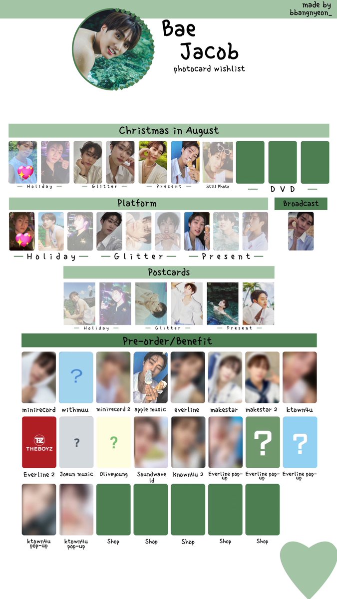 stbz76's tweet photo. THEBOYZ phantasy 交換

譲：画像のもの
ヨンフン、ハンニョン

求：同種 ジェイコブ
2枚目💖のもの＞白抜き以外のもの

条件が良い方を優先します🙇🏻
郵送 同日発送希望です
ご気軽にお声掛けください😌💖

#theboyz交換 https://t.co/WDPSGvuRwh