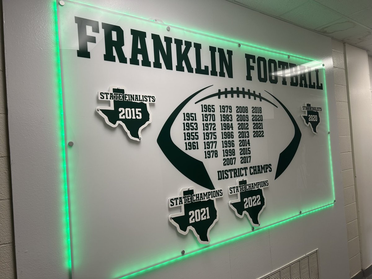 Franklin ISD (@franklinisd) on Twitter photo It takes an endless amount of history to make even a little tradition.
RESPECT TRADITION
“Work hard to make the same sacrifices and contributions as the ones that came before.” <a href="/FranklinLionFB/">Franklin Lion Football</a> It takes an endless amount of history to make even a little tradition.
RESPECT TRADITION
“Work hard to make the same sacrifices and contributions as the ones that came before.” <a href="/FranklinLionFB/">Franklin Lion Football</a>