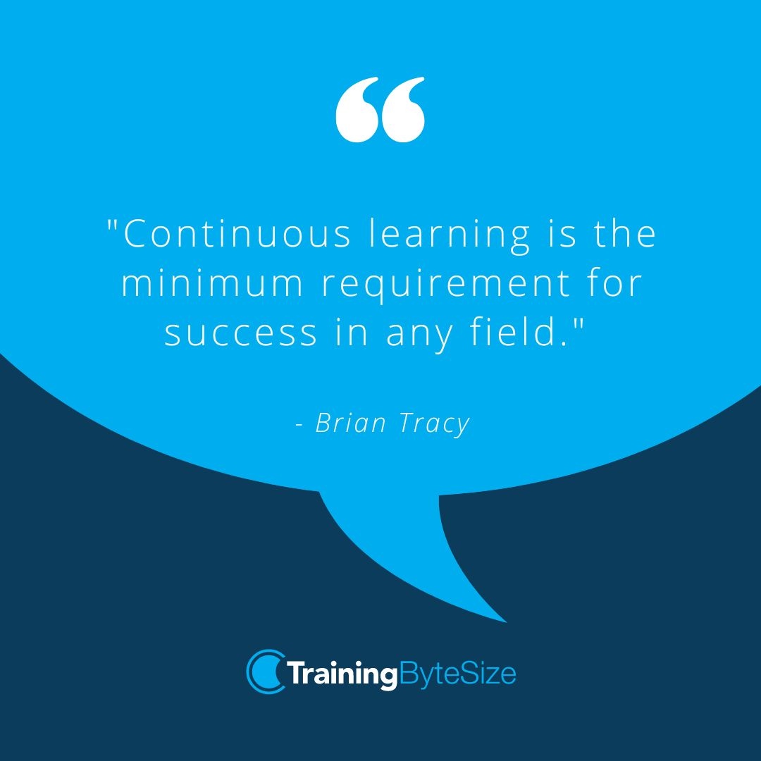 Trainingbytesiz's tweet image. "Continuous learning is the minimum requirement for success in any field."
- Brian Tracy
#projectmanagement #projectmanager #business #project #management #training #engineering #technology #entrepreneur #leadership