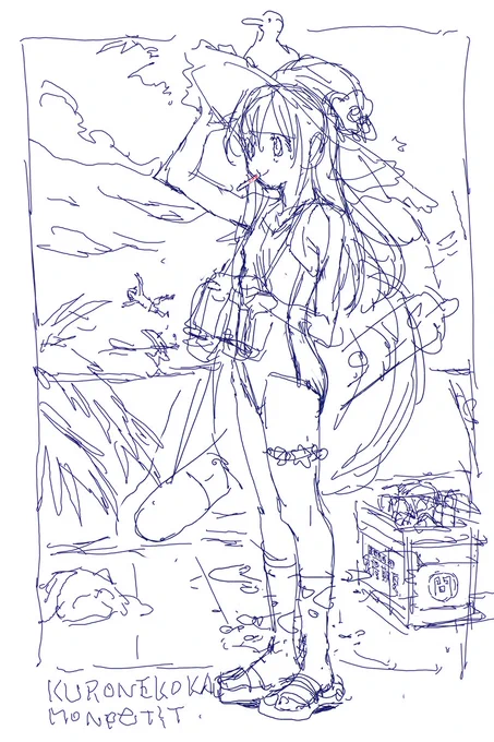 ラフとボツ。 
