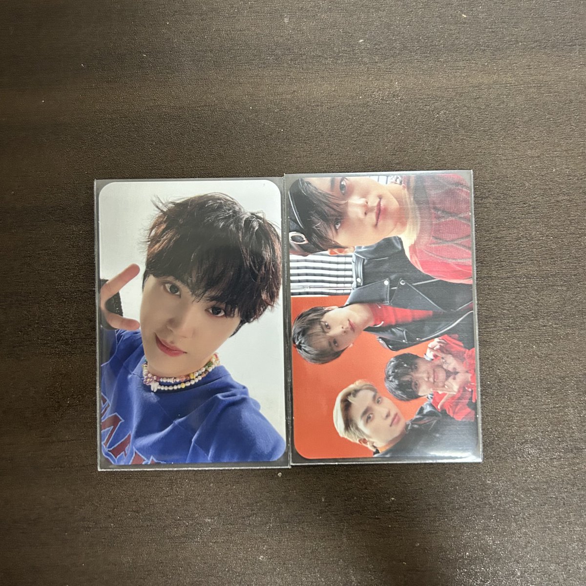 stbz76's tweet photo. THEBOYZ delicious トレカ 交換

譲：画像のもの
ハンニョン、ユニットトレカ（ジュヨン、ヨンフン、ハンニョン、サンヨン）

求：同種 ジェイコブ
2枚目薄くなっていないもの

郵送（同日発送）希望です📮
お気軽にお声かけくだ��い☺️💘 https://t.co/K79xZBeGgb