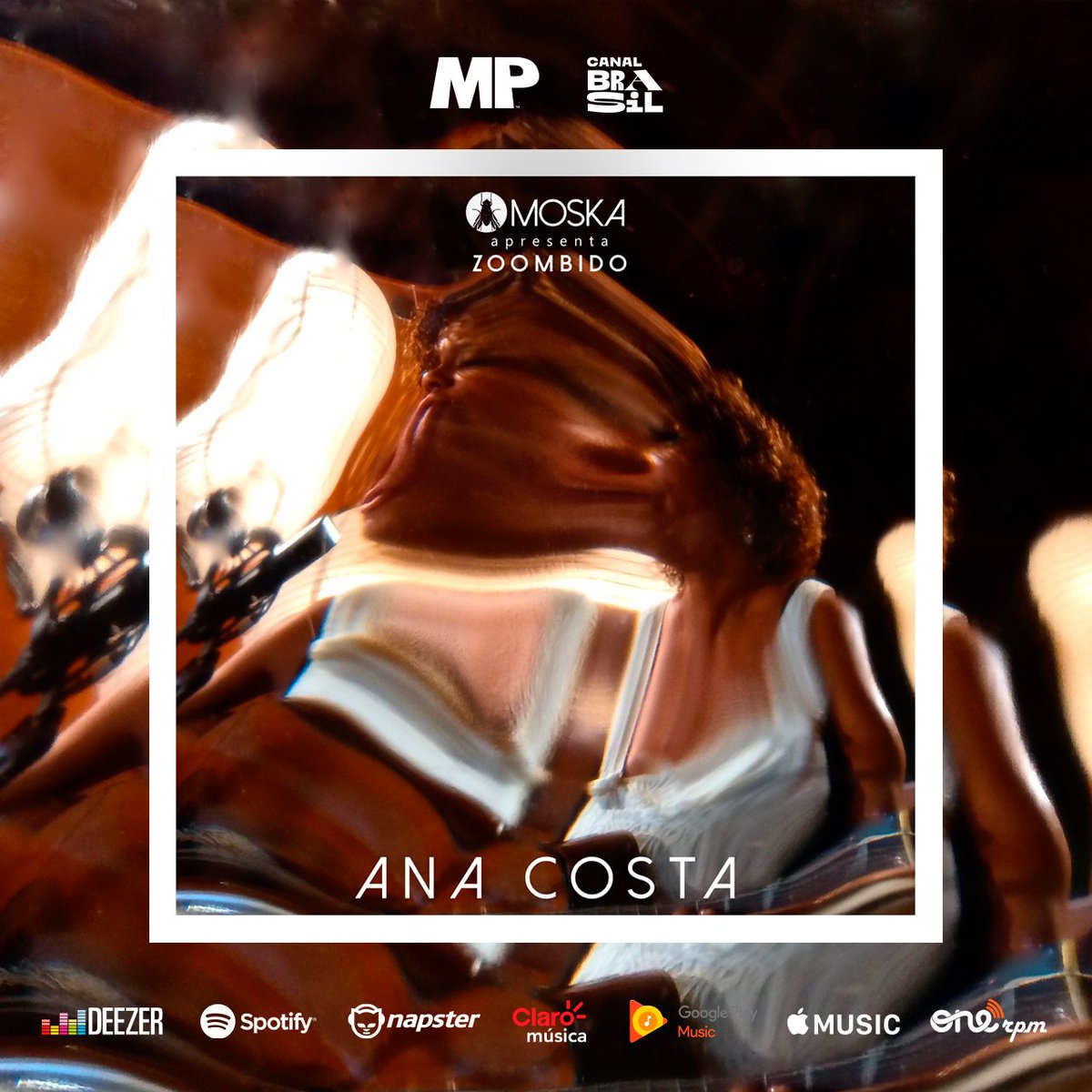 MarioPortela's tweet photo. ANA COSTA no ZOOMBIDO!
Disponibilizamos nas  plataformas digitais o 113° produto da série “Moska Apresenta Zoombido”,  tendo Ana Costa como artista enfocada. Nesse lançamento o registro de  “Perdeu”, “Batendo Perna” e “Pra Quem Sabe Amar", esta com participação  do @pmoska . https://t.co/4YyfCVi4VJ