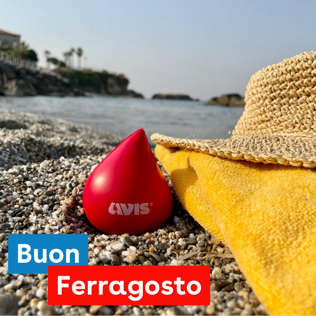 avisnazionale's tweet photo. Ai donatori, ai volontari, ai riceventi l’augurio di un sereno #Ferragosto da #noidiAVIS ☀️ https://t.co/3868qKOlAv