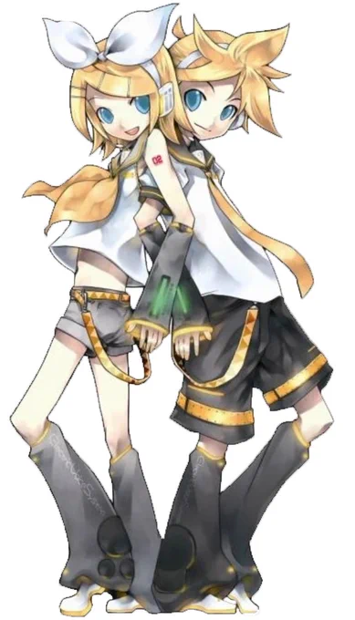Ver with no text + not cropped! In case ya wanna match icons. I typically don't draw like this and tried to emulate the earlier vocaloid artstyle 