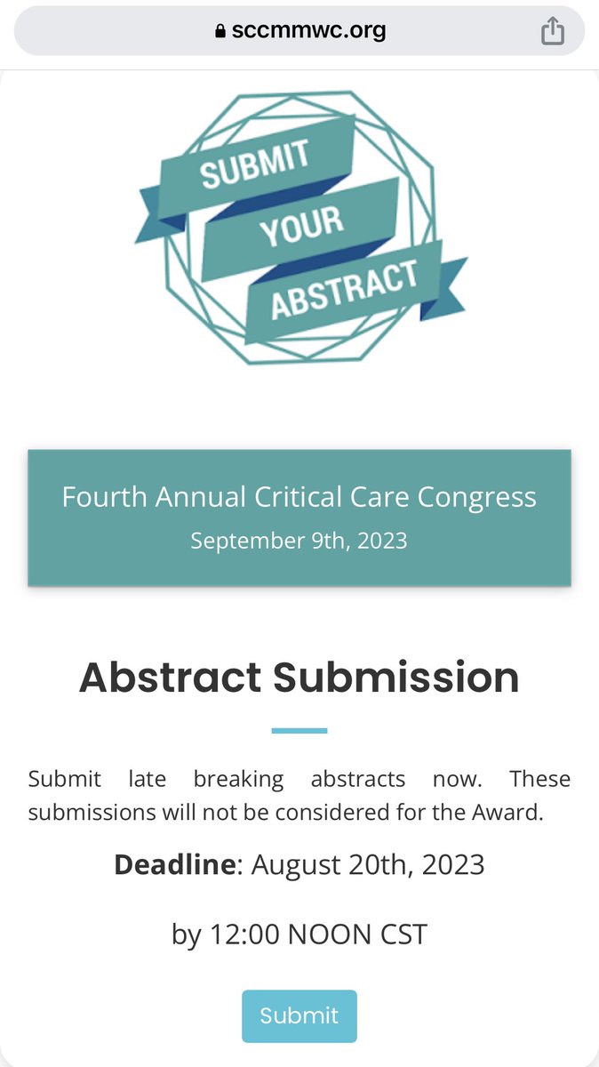 SCCMMW's tweet photo. Still time to submit your research..! https://t.co/juVNDShDXh