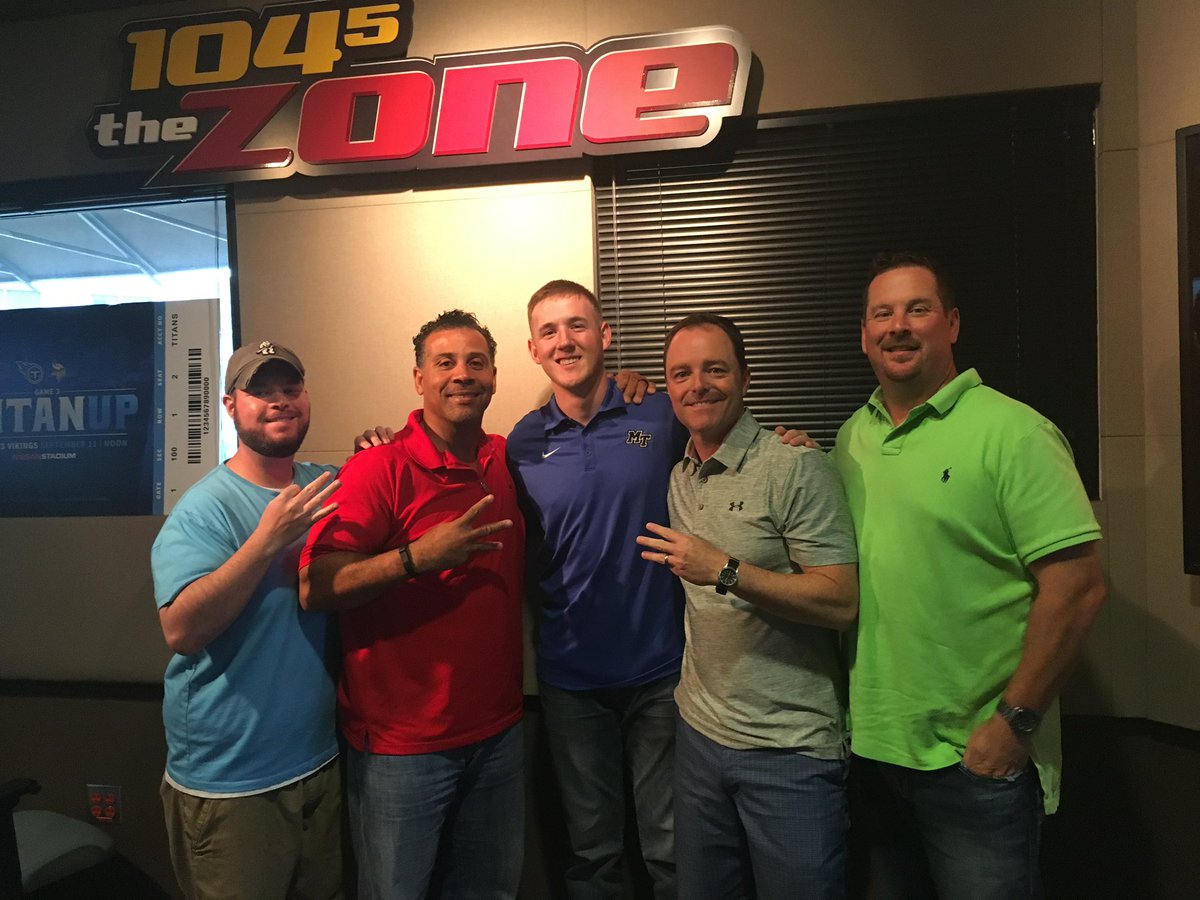 austinnelson's tweet image. Happy 20th Anniversary to @1045TheZone. The sports station in Nashville we’ve all grown up listening to. Appreciate @MickeyRyan1045, @brentdougherty, @bbishop23 and @JTinNashville for teaching me so much during my internship back in college.