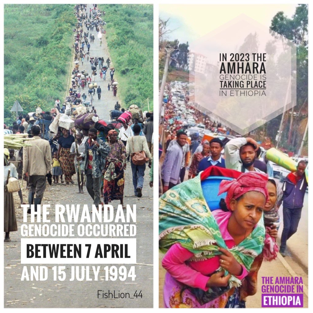 ETHDefenders's tweet photo. The influential countries of the world should stop @AbiyAhmedAli

From the time he came to power, he has crushed millions of people. He is still killing innocent people for who they are.

#AmharaGenocide @UNHumanRights @washingtonpost @ReutersAfrica https://t.co/Kaj36VOhAn