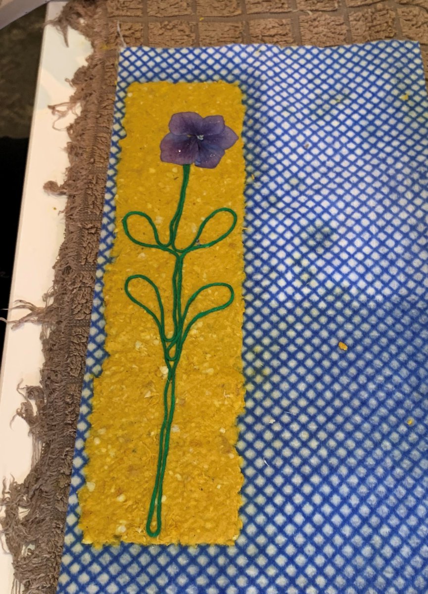 NJMIdeas's tweet photo. Glimpses of joy &amp; creativity today in our #MIY. Beautiful handmade paper crafted from flowers inspired by #NJMingenuity exhibition. Thank you to Clare Taylor. #MIYideas #NJMideas https://t.co/zVoyzaO2N1