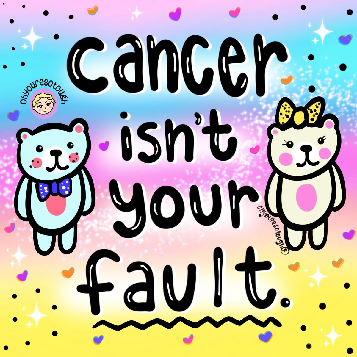 ohyouresotough's tweet photo. I feel like sometimes we all need this reminder. No matter if you’re a patient or a caregiver - this ISN’T your fault. Please don’t add that burden to your shoulders. I know it’s easier said than done… sending you lots of love and understanding 🤍🫂 https://t.co/SDu3KEcdTh
