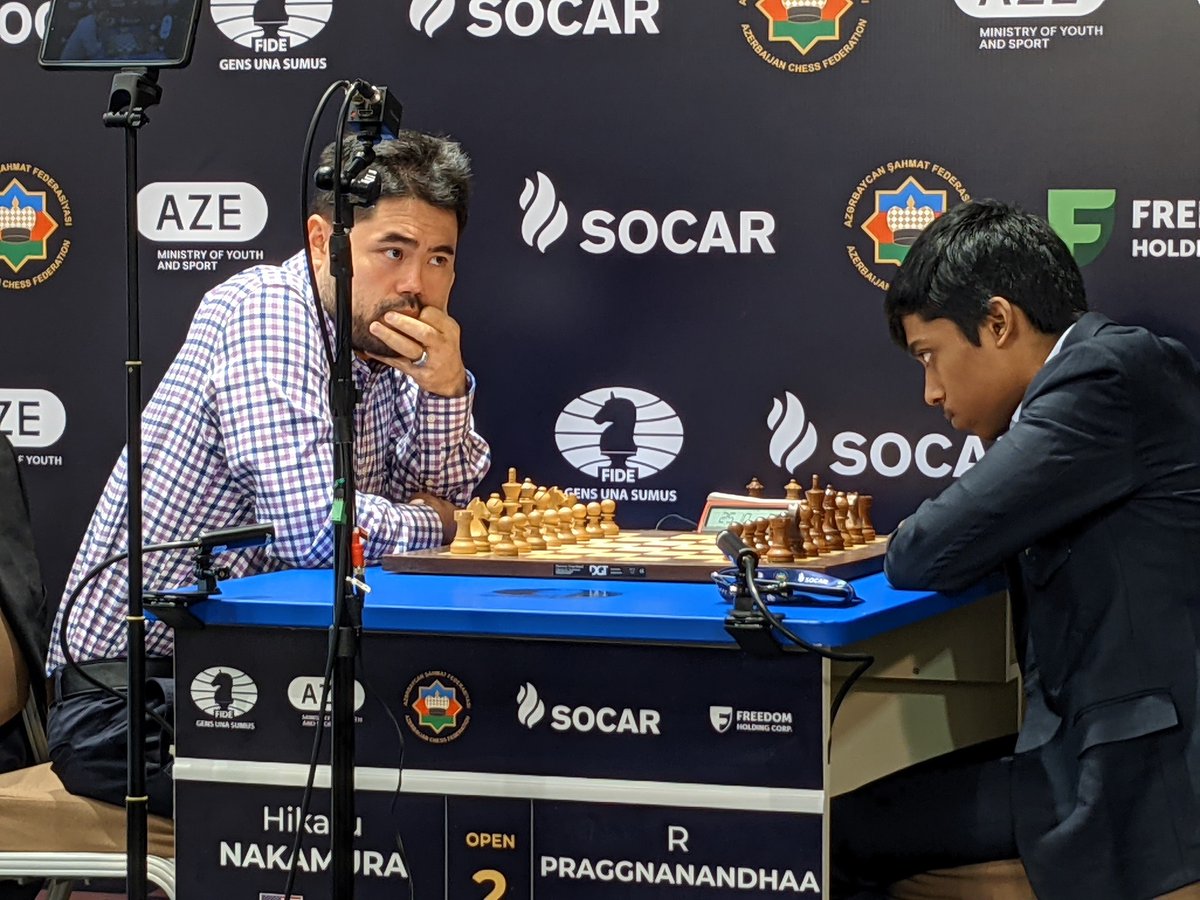 Chess World Cup 2023 Highlights: Gukesh loses to Carlsen; Arjun Erigaisi  beats Pragg; Vidit draws marathon match