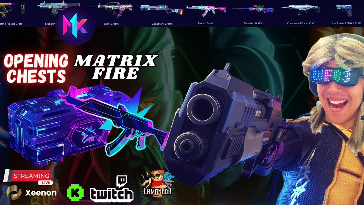 thecocox's tweet photo. 🚀STREAMING ALERT 🤑
Abriendo cofres en matr1x fire , espero algo legendario ¡¡ ven y rompamos la web3¡
https://t.co/nxwjTLiNCL
https://t.co/SEkCyXGZBd
#LMT @La_ManadaTeam
#Web3Games #FPS #openchests #Matr1xFIRE https://t.co/7vCaZwEJqE