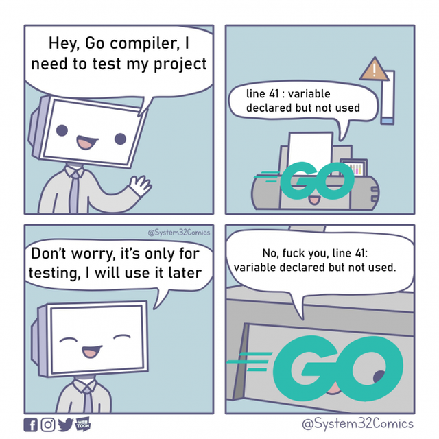 tom_antok's tweet photo. Go Lang programmers https://t.co/ybqtzly2xX