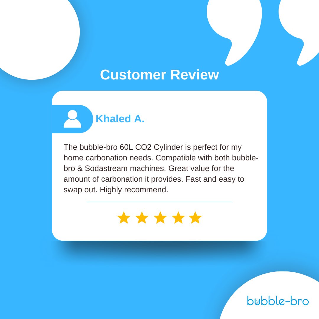 bubblebro_UAE's tweet photo. We love hearing from our customers about their experience with us! Let us know how we're doing - we always welcome feedback and want to know how we can serve you even better ๐
#bubblebro #drinkmate #sodamaker #sparklingwater #mydubai #inabudhabi #uae #review #feedback https://t.co/G1zuHxxeuJ