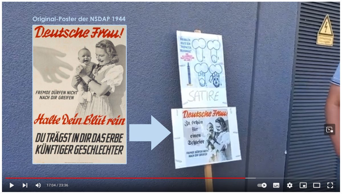 BRechercheteam's tweet photo. Heute in #Dresden #DD1108 bei der Mini-Kundgebung gegen einen Moscheebau. Ein #NSDAP-Plakat einfach etwas zugeschnitten. Übrigens, neben Herrn Aber auch #MaxSchreiber (#FreieSachsen), Organisator der wöchtenlichen Anti-#Asyldemos in Dresden, vor Ort. https://t.co/IEXFHpoyCR