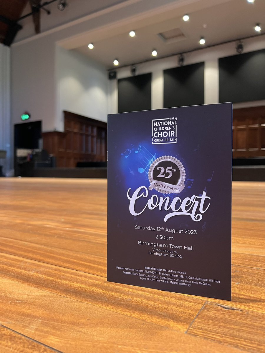 We’re so excited about our 25th Anniversary Concert at Birmingham Town Hall tomorrow🌟🎶 🎟️ Tickets available here: bmusic.co.uk/events/the-nat… @BMusic_Ltd #nccgb
