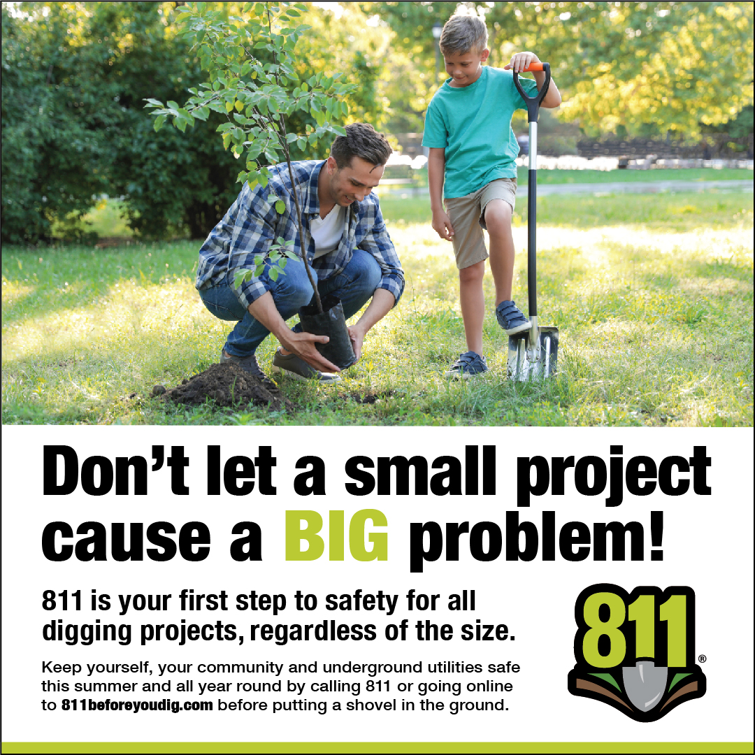 It's 811 Day! Just a reminder, stop and make the call to 811. #National811Day