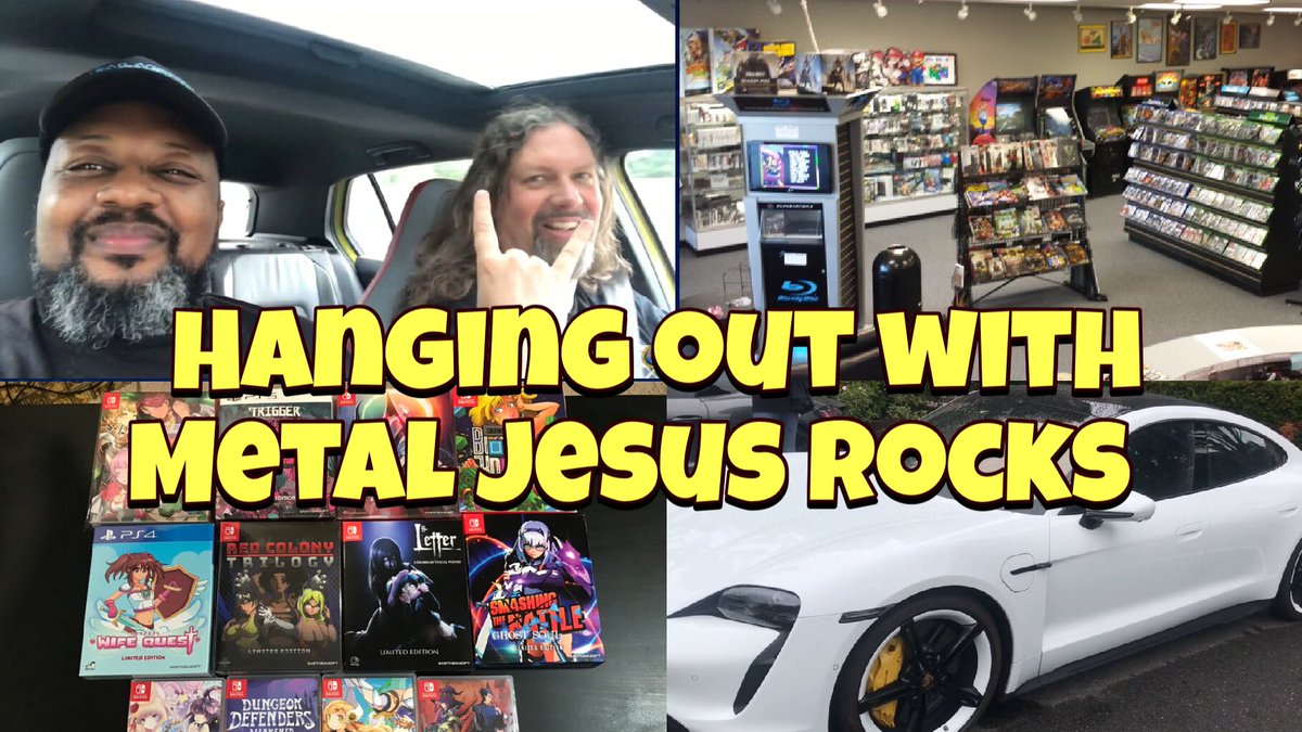 Radical_Reggie's tweet photo. Hanging Out With Metal Jesus Rocks! Car Show/Game Pickups
โก๏ธ https://t.co/ek18tfmIus
#gamepickups #metaljesusrocks #radicalreggie https://t.co/liGrNqnLgi