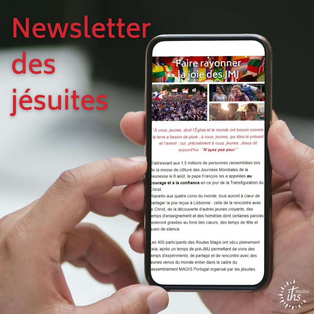 🥳 La newsletter des jésuites vient de sortir ! 👉 bit.ly/45gr3wg
📨 Abonnez-vous ici pour la recevoir toutes les 2 semaines 👉 bit.ly/3u77bcO
