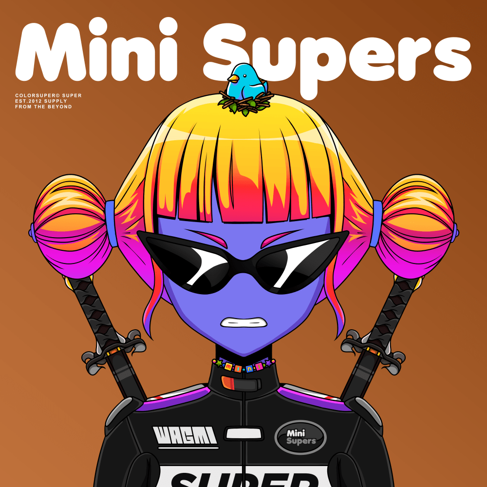 Dom_Swooz's tweet photo. @ikuzoeth None of them, but @Colorsuper  eem killing it and the @minisupersnft https://t.co/D4RWNdI8Xe