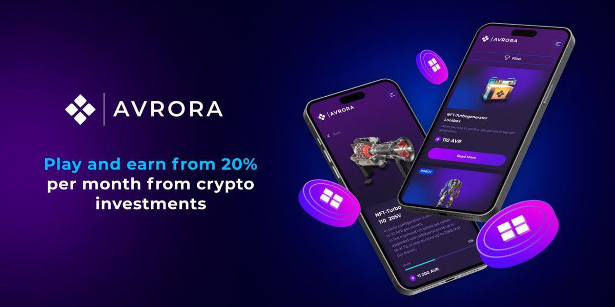 🔥Unlock the Crypto Potential with AVRORA! Start generating Wealth!🔥

⚡️Easy game mechanics, best rewards, passive income!

App activation code 👉ORtIbS
Marketplace partner code 👉1Du9Ia1
Use this Telegram bot-helper for guiding step by step👉
r.bothelp.io/tg?domain=avro…
#AVRORA