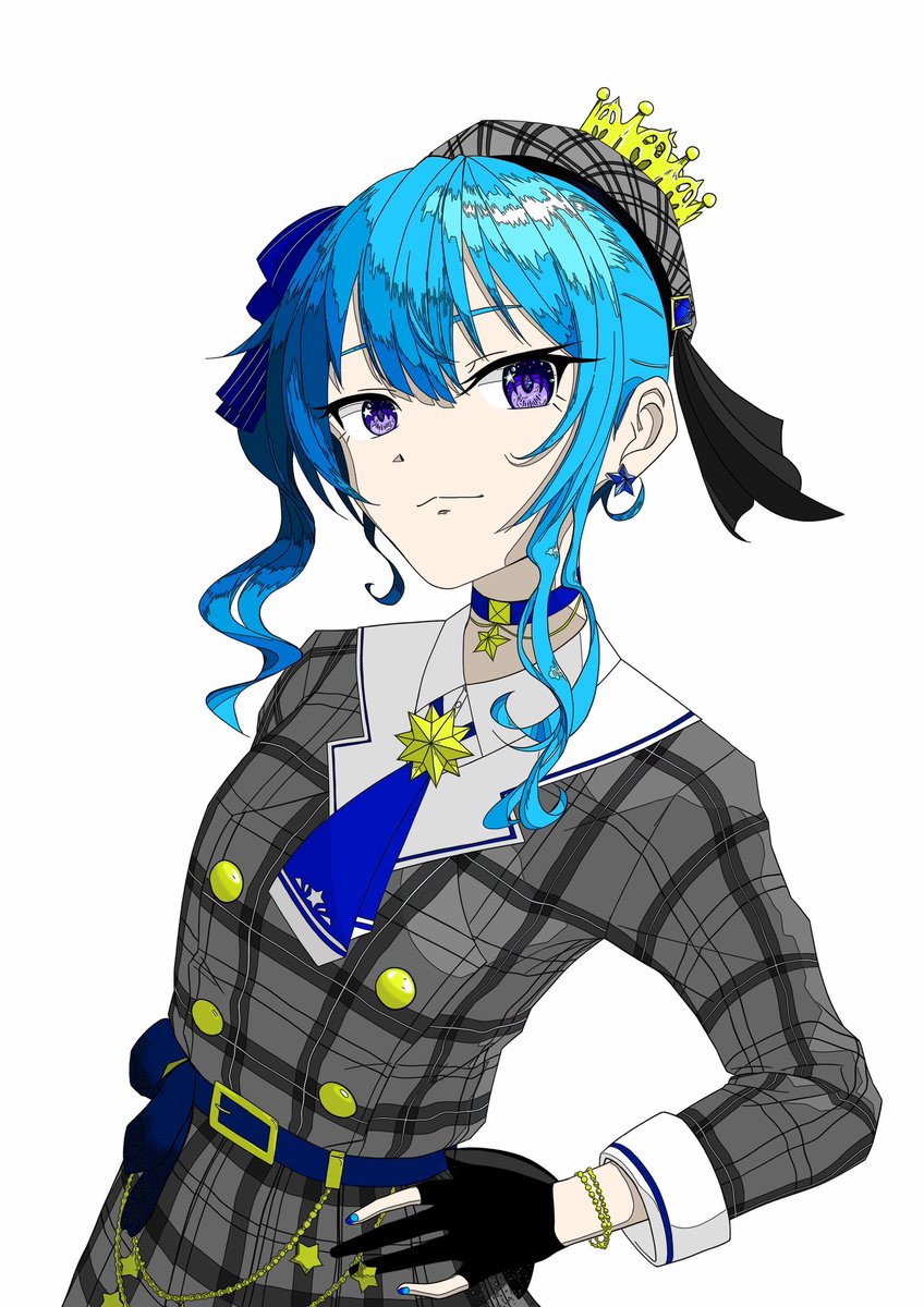 初めて液タブで描いてみました
せっかくなら出さないともったいない気がしたので！

#ほしまちぎゃらりー
