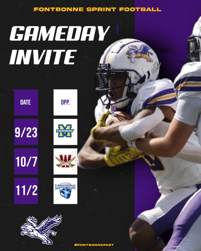 Home Game Schedule. Set up your Gameday Visit with your @FontbonneSprint coach recruiting you and come experience #FontbonneFAST