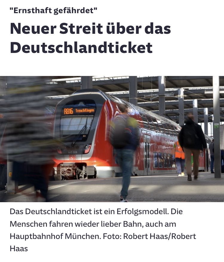 derLampenputzer's tweet photo. Wissing will die Finanzierung des 49€ Tickets wegen „angespannter Haushaltslage“ bislang nicht für nächstes Jahr zusagen, was es laut Ländern „ernsthaft gefährdet“ und wenn es dieses Ministerium schafft, die eine gute Sache zu killen, zu der es gezwungen wurde, raste ich aus https://t.co/vIvntE5219