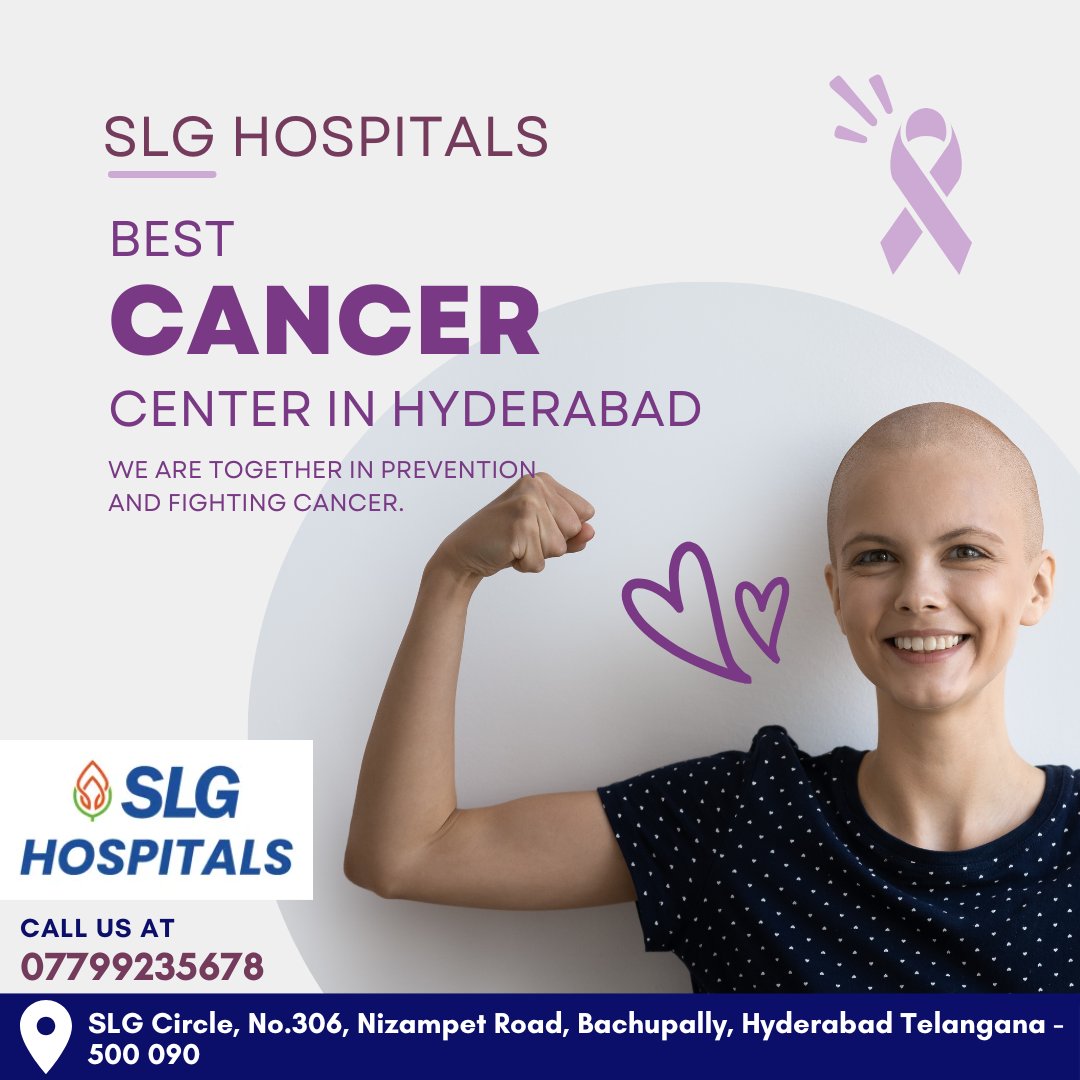 🌟 Unveiling Excellence in Cancer Care! Discover SLG Hospitals – Your Partner in the Fight Against Cancer in Hyderabad. 💪 
slgcancercenter.slghospitals.com

#SLGHospitals #BestCancerCareHyderabad #OncologyExcellence #HyderabadHealthcareHeroes #WinningAgainstCancer #PersonalizedCare  🏥🌈