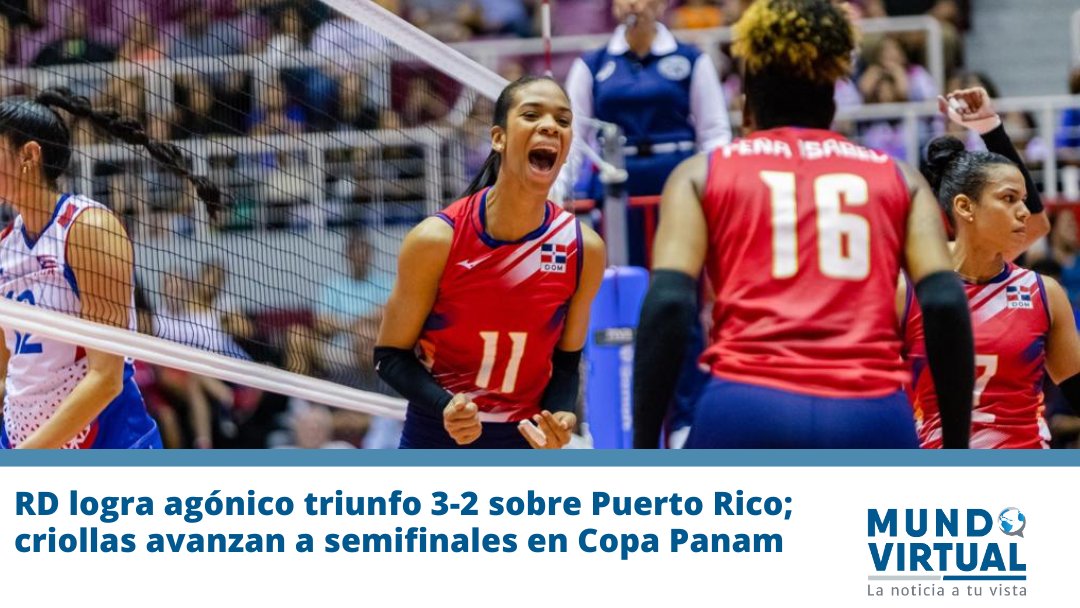 MundoVirtual_Do's tweet photo. RD logra agónico triunfo 3-2 sobre Puerto Rico; criollas avanzan a semifinales en Copa Panam
.
.
https://t.co/pWYCQrkahE https://t.co/j4JucaCF4R