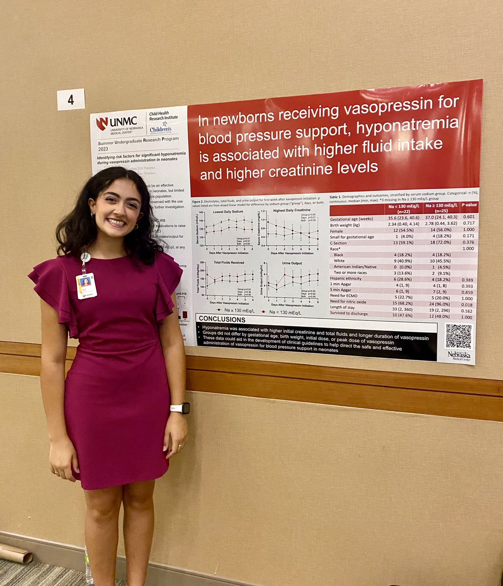Hailey Cheek (@haileydcheek) on Twitter photo I’m incredibly honored to participate in the SURP program at UNMC and CHMC with <a href="/CHRI_ResearchNE/">Child Health Research Institute (CHRI)</a>. I was fortunate to work with Dr. Eric Peeples (<a href="/ESPeeples/">Eric S Peeples</a>) in the field of neonatology. Thanks to the staff and faculty who made this possible!
#unmc #chmc #surp #chri #research I’m incredibly honored to participate in the SURP program at UNMC and CHMC with <a href="/CHRI_ResearchNE/">Child Health Research Institute (CHRI)</a>. I was fortunate to work with Dr. Eric Peeples (<a href="/ESPeeples/">Eric S Peeples</a>) in the field of neonatology. Thanks to the staff and faculty who made this possible!
#unmc #chmc #surp #chri #research
