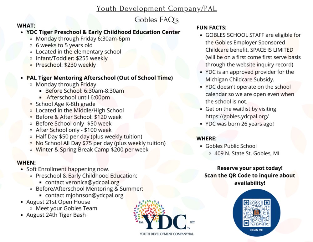 Gobles Youth Development FAQs gobles.org/article/119914…