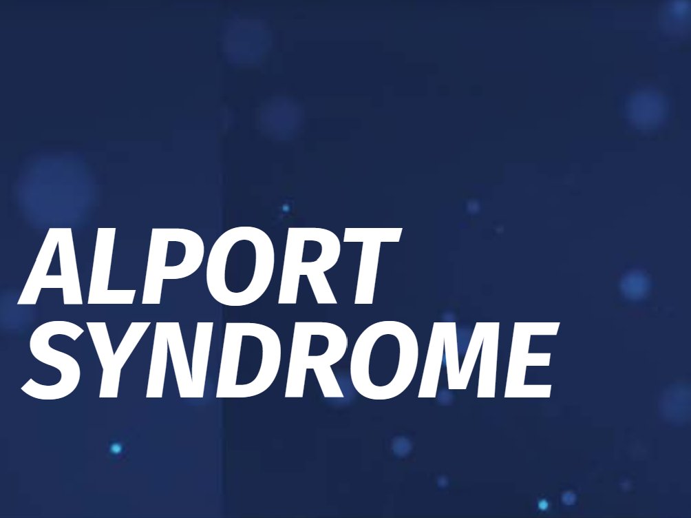 Alport syndrome is signaled by blood and protein in the patient's urine, and characterized by progressive kidney disease, hearing loss, and eye abnormalities. Learn more about #AlportSyndrome and our commitment to help those with nonsense mutations. eloxxpharma.com/alport-syndrom…
