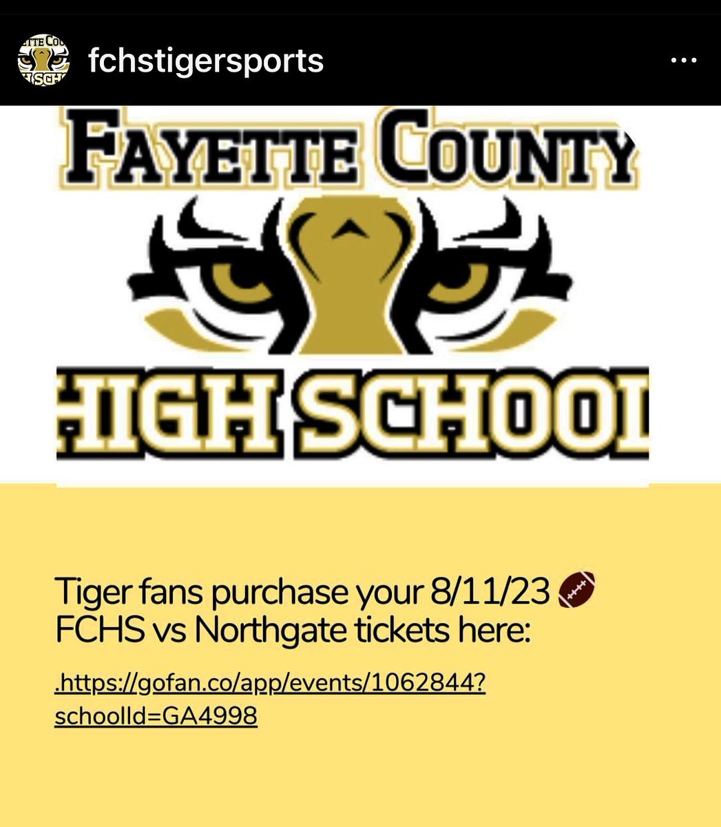 Let’s Go FAY-ETTE! <a href="/FCHSTIGERSPORTS/">Fayette Co HS Athletics</a> <a href="/fcboe/">Fayette County Public Schools</a>