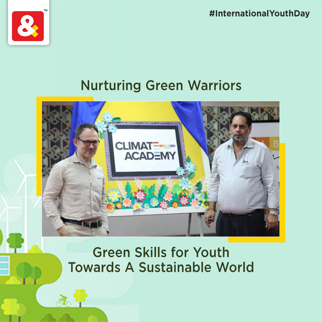 #climatechange
To provide youths with Green Skills and #sustainablelifestyles, Mr. Rustom Kerawalla, Founder and Chairman, Ampersand Group and Mr. Matthew Pye –founder, The Climate Academy, Brussels, Belgium, launched Asia’s #first Climate Academy at VIBGYOR High in Goregaon.