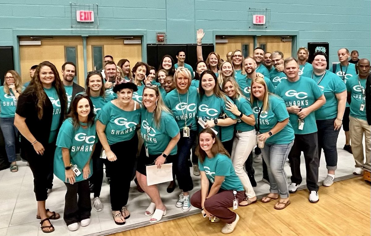 Shark Pride! <a href="/GCSharks/">GCHS Sharks</a> <a href="/collierschools/">Collier County Public Schools</a> #WeBelieveInOneTeam