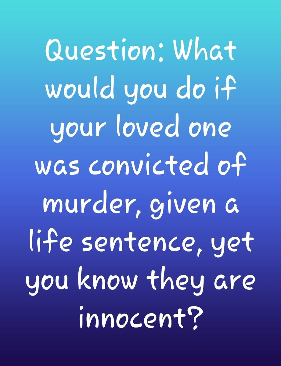 JusticeForReece's tweet photo. Question: What would you do if your loved one was convicted of murder, given a life sentence, yet you know they are innocent? https://t.co/YoCCFc6lcd