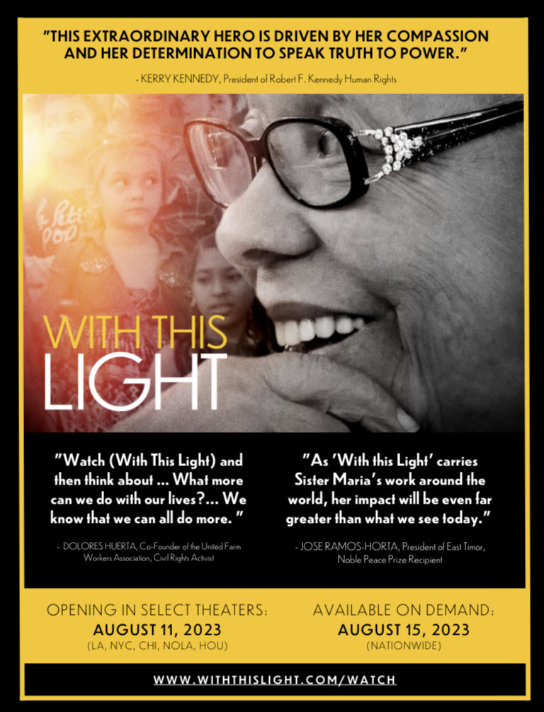 Opening in select theaters today in the US #withthislight