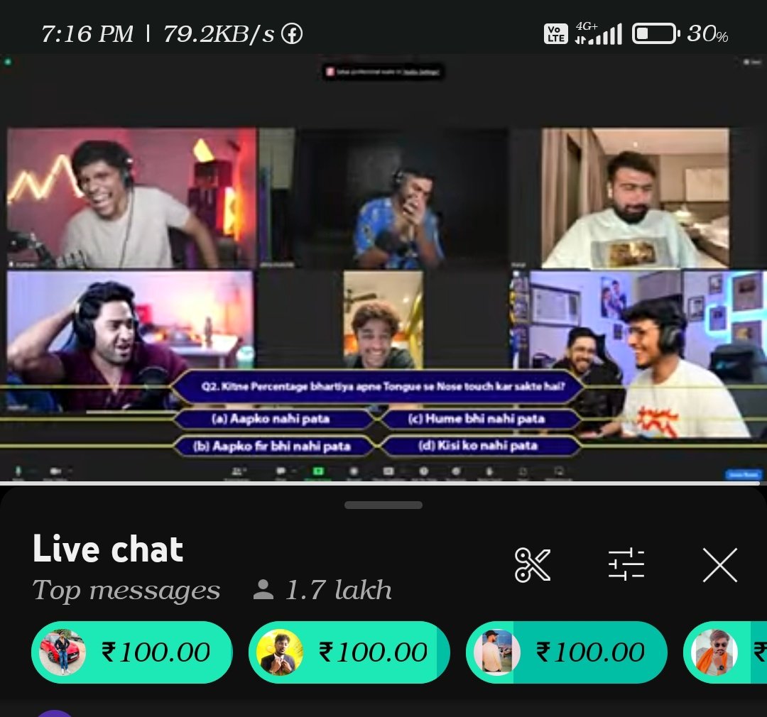 UDAYAPattnaik5's tweet photo. #Triggeredinsaan touched 1.7 lakh in live stream #2millon #AbhishekMalhan https://t.co/svOEgRVAjK