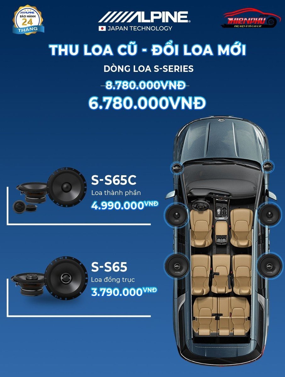 Thienphuauto555's tweet photo. Thu loa cũ - đổi loa Nhật tại Thiên Phú Auto
📷 Thông tin chi tiết về sản phẩm
📷 Loa cánh trước: https://t.co/Pa8fbV7Tla
📷 Loa cánh sau: https://t.co/egobgvOVq6
Vui lòng liên hệ 0913.538.555 để được tư vấn!
#SS65 #SS65C #ALPINESOUND #COMBODOLOA https://t.co/VZov9Gtbur
