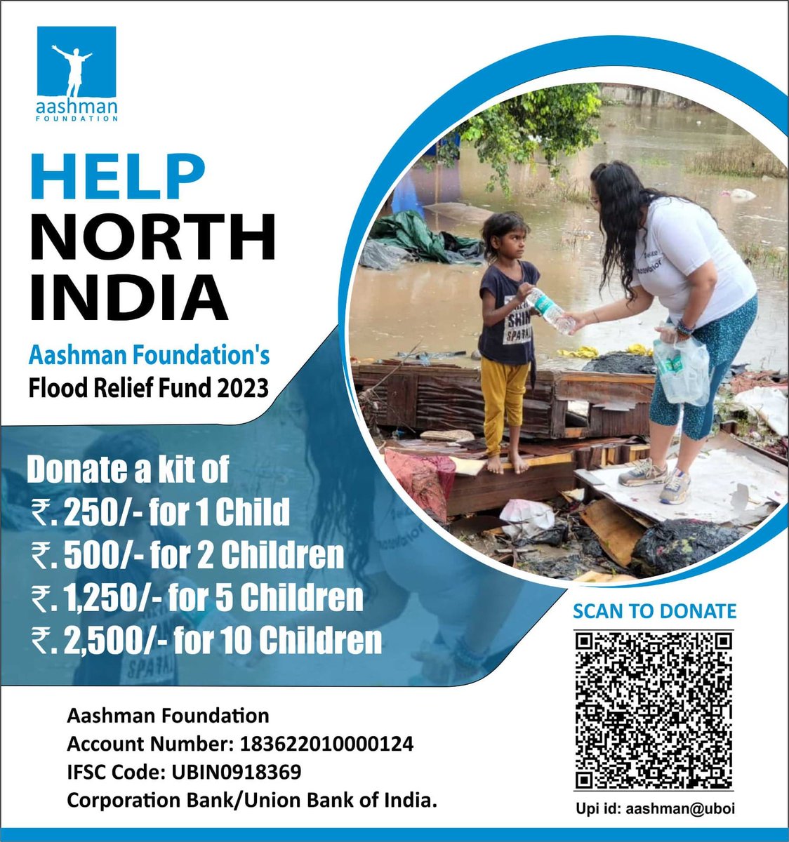 North India is in chaos as floods and landslides cause widespread devastation. Thousands of people have been displaced, stranded and isolated. Homes have been submerged, lives lost and dreams shattered. The visuals from North India are truly terrifying. This crisis callsforaction