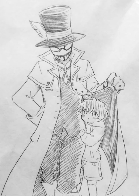 これは休憩中に描いてた幼児デの迫出(外で描くな…) 