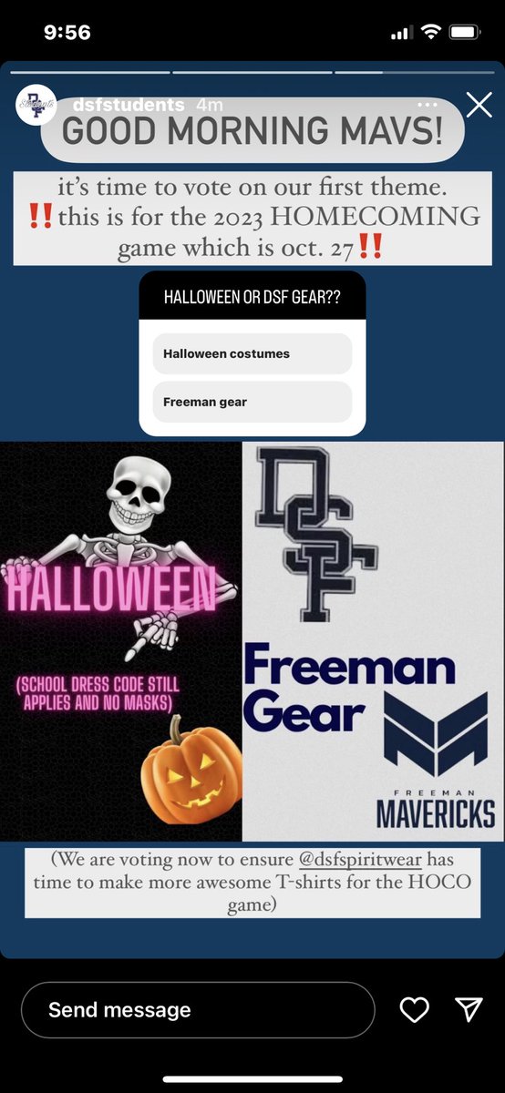 Freeman Students tweet media