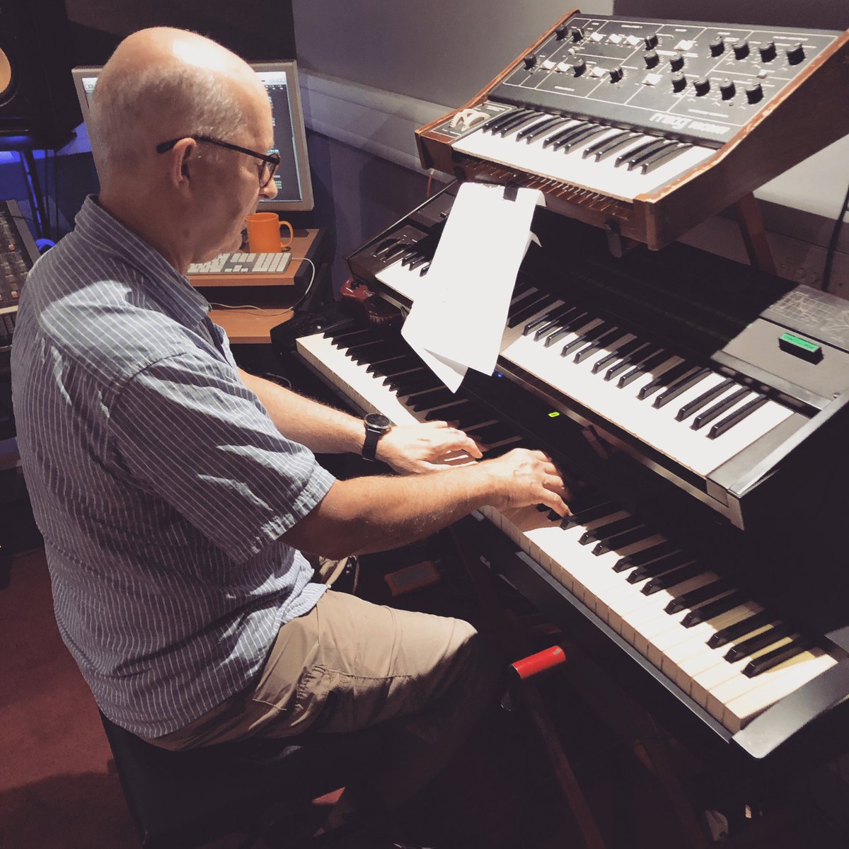 Working out those keyboard parts - Nightshades #Woking #keyboards