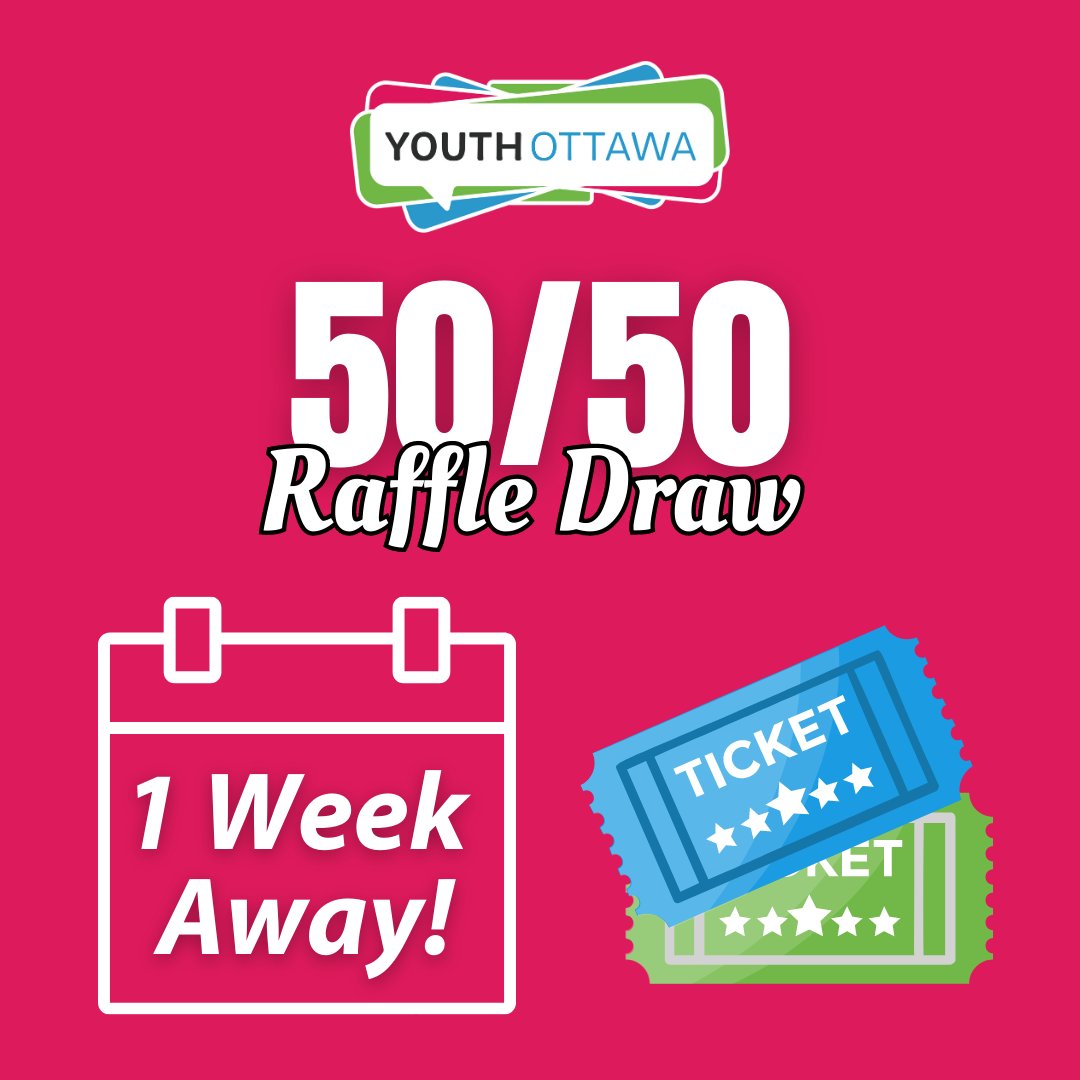 🎉 We're 1 WEEK AWAY until the draw for our 50/50 raffle on Aug. 19th! Don't miss your chance to win BIG while supporting our mission to empower youth!
🎟️  Tickets are 1 for $10, 4 for $20, 20 for $50, 100 for $100.
📲 Get your tickets today! Good luck! 🍀pulse.ly/tgzmy8rt1v