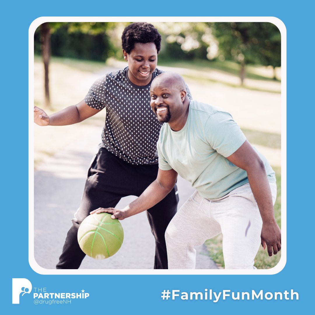 DrugFreeNH's tweet image. As summer winds down, youth will be heading back to school before you know it - which makes now the perfect time to make family fun time a priority. Celebrating #FamilyFunMonth this August! Learn more in our blog post: drugfreenh.org/august-family-… #ThePartnershipNH