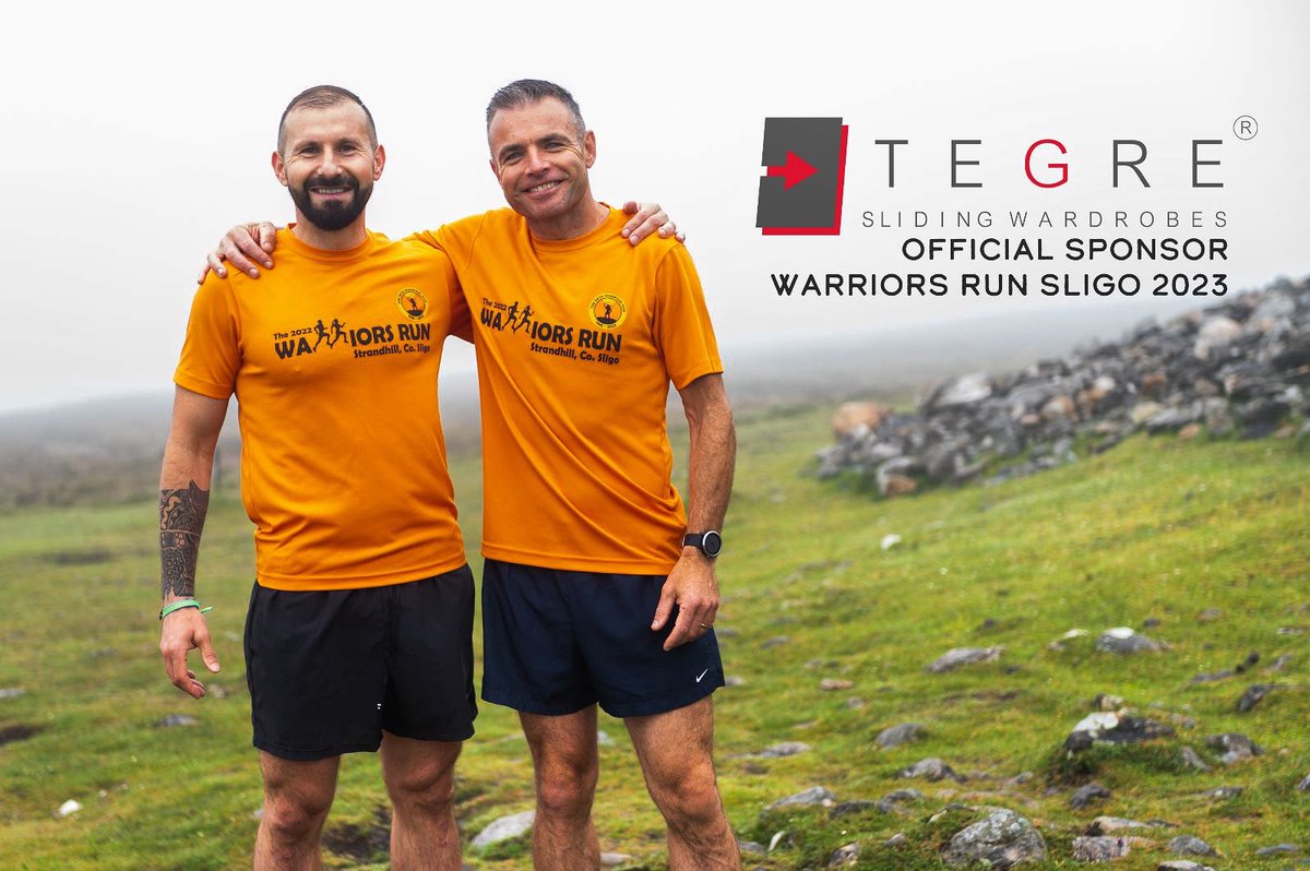 I’m so glad that we’re part of the @warriorsrun this year. Tegre is one of the official sponsors of the race. 
We are privileged to have last year’s winner Seamie Somers 🥇 in our showroom last Saturday. Helping us promote that event and also our 15th anniversary in business.