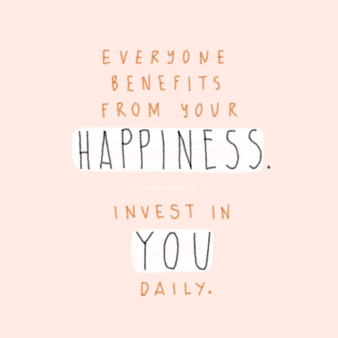 marieforleo's tweet photo. Comment 🙌 if you agree.

Your happiness is not just about you — it radiates and touches everyone around you. 🌞💕 https://t.co/ZQUQFsdzjp